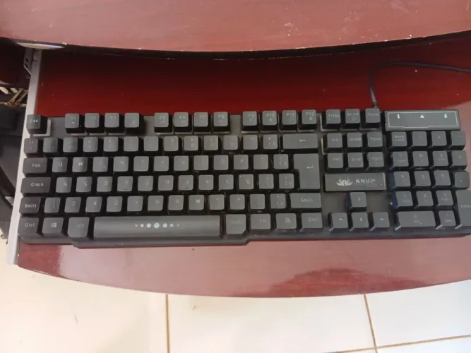 Kit teclado e mouse rgb 