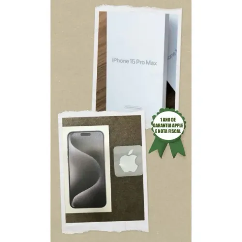 iPhone 15 Pro Max 256GB CPO Preto Lacrado - Retire em loja física na Savassi
