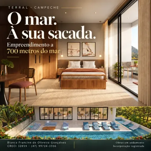 LANÇAMENTO DE VENDAS - Á APENAS 700M DA PRAIA - CAMPECHE - FLORIANÓPOLIS - SC