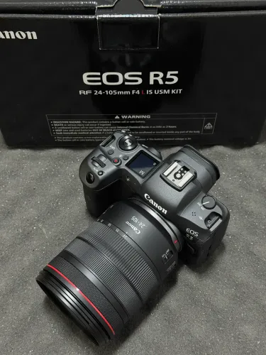 Kit Canon R5 + Lente 24-105mm