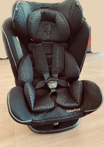 Cadeirinha Fisher Price inclinável - 0a36Kg com Isofix - Giratória 360° + Brinde