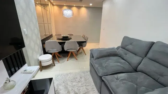 APARTAMENTO CIDADE NOVA PRONTO PARA MORAR MOBILIADO