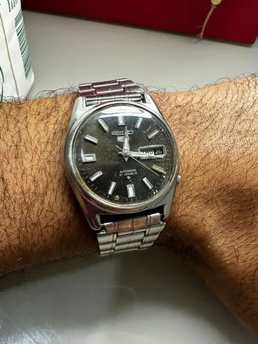 Relógio Seiko 5 6119 Revisado Funcionando Aceito Olx Pay