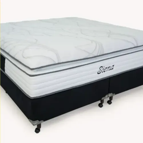 Cama Casal Box Molas Ensacadas Siena Visco-Elástica - Soft Flex