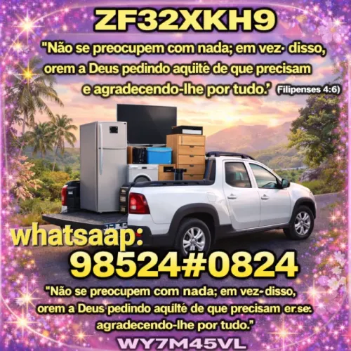 Frete mudanças e guincho moto cama armário fogão sofá mesa geladeira levamos moto etc