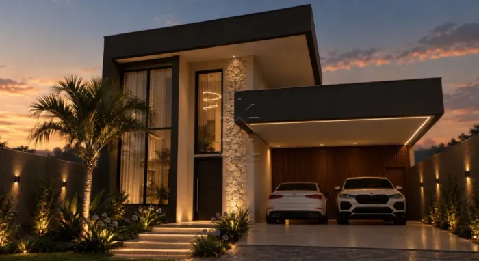 Casa nova de alto padrão à venda no Condomínio Iguaçu - Foz do Iguaçu