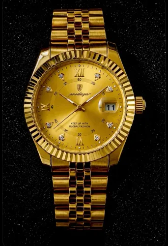 Relogio poedagar dourado