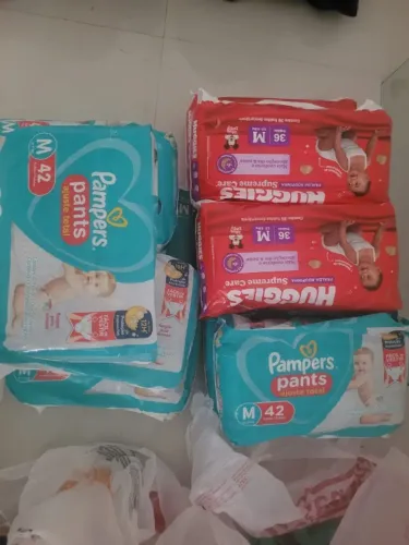 Fraldas tamanho M para trocar por XG