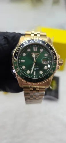 Relogio Invicta Pro Driver Dourado E Verde - Original