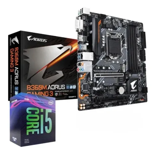 Kit i5 9400f + b360m Aorus