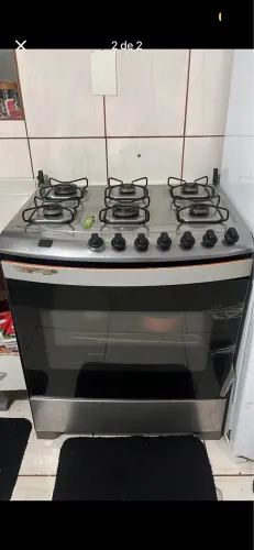 FOGÃO 6 COM FORNO 6 bocas 