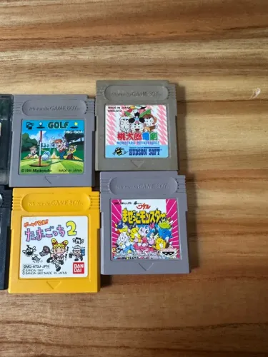 Lote 10 Jogos Game Boy Clássico Color Originais Yoshi One Piece Tamagotchi