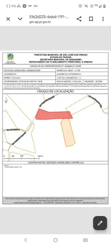 Área 33.000 m² no Cachoeira - São José dos Pinhais Ideal para Galpões e Condomínios ZEU