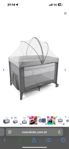 Berço portátil Cosco + colchão 