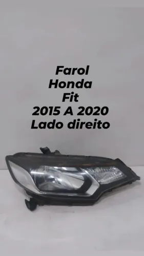 Farol Honda Fit 2015 2016 2017 2018 2019 2020 Lado Direito