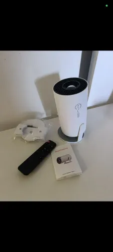 NOVO Projetor 4K - HY300 - 150 Polegadas em branco + suporte