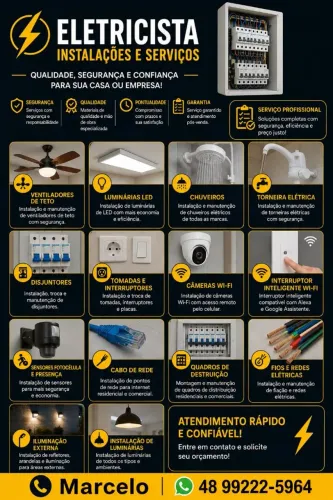 Serviços eletrônicos residencial.