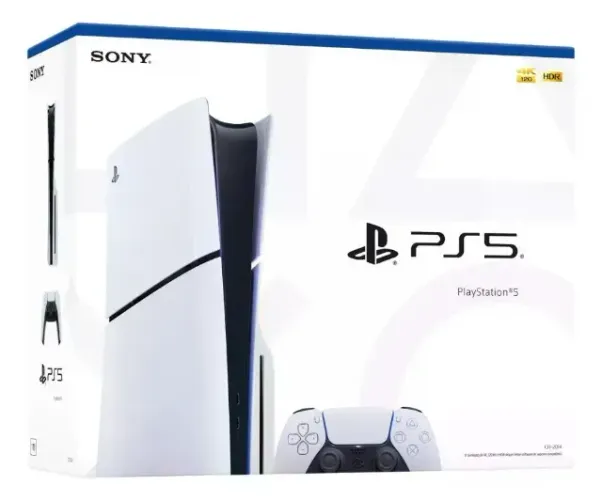 PS5 Slim com Leitor de Disco, Impecável / Poucos Meses de Uso