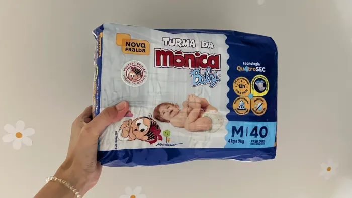 Fralda Turma da Monica M com 40