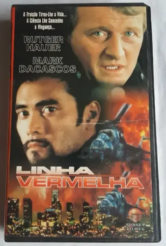 Fita VHS Vhs Linha Vermelha, Rutger Hauer, Mark Dacascos