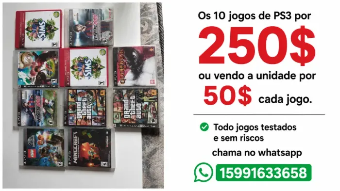 lote de jogos ps3