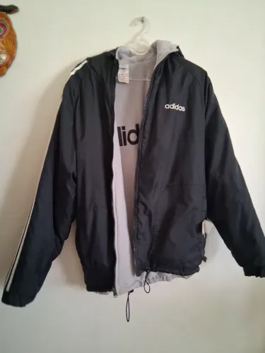 Jaqueta Adidas reversível dupla face original G