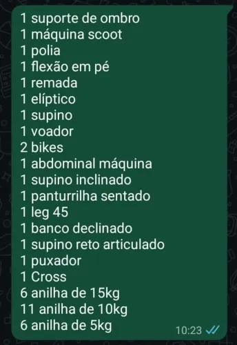 Aparelhos de academia