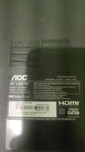 Vende-se smartTV 43 polegadas com defeito