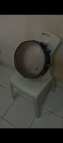 Caixa de Bateria Scorpions, 14" Polegadas, Peles Batedeira e Resposta e Esteira R$ 450