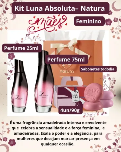 Kit Luna Absoluta- Natura feminino 