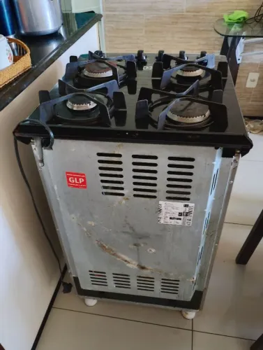 Fogão 4 bocas mesa de vidro Eletrolux (problema em uma boca)