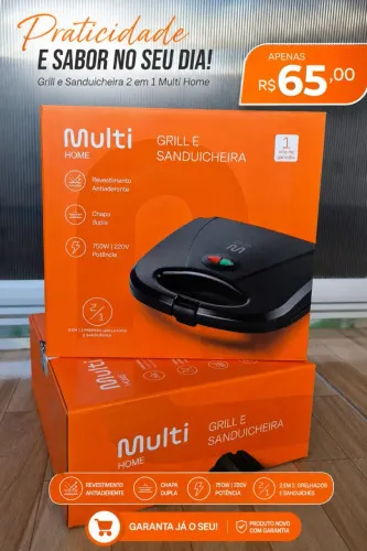 Sanduícheira grill Multi