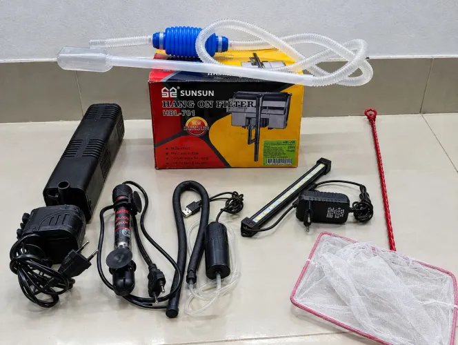 Equipamentos para aquário