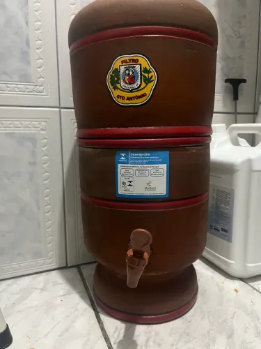 Filtro de barro semi novo 8 litros