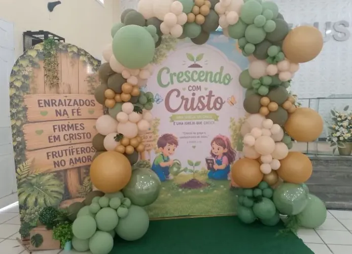 Decoração para culto e festa infantil 