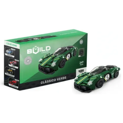 Blocos Montar Build Carros Esportivo 247pc Bbr Toys
