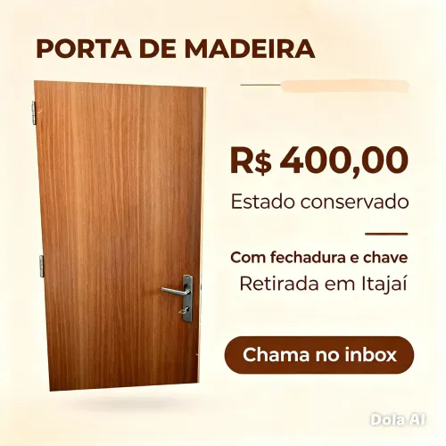 Porta de madeira
