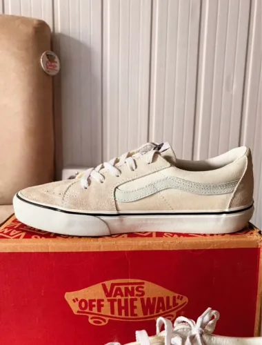 tênis vans sk8-low bege 39
