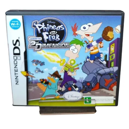Jogo  DS Phineas And Ferb 2Dimension Midia Fisica Original 