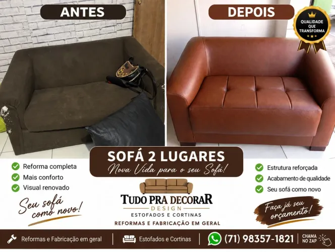 Reforma e vendas estofados em geral chama privado *21