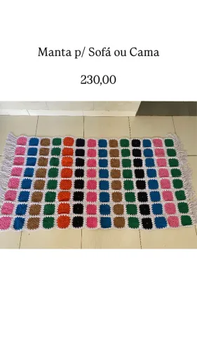 Manta pra sofá ou cama 
