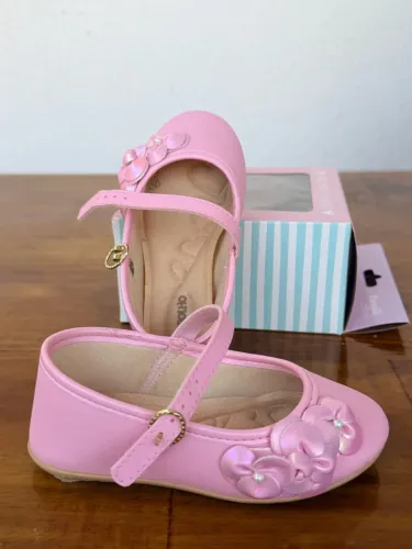 Sapato rosa Pimpolho TAM 22