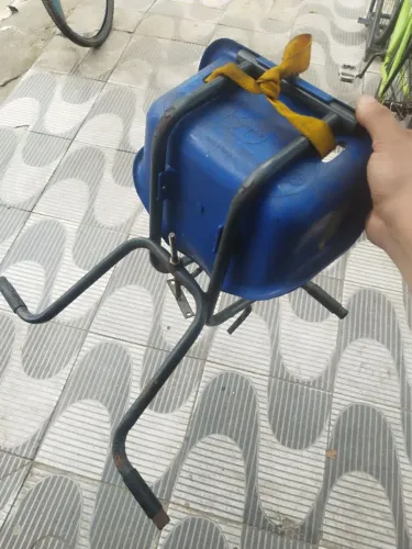 Cadeirinha dianteira de bicicleta