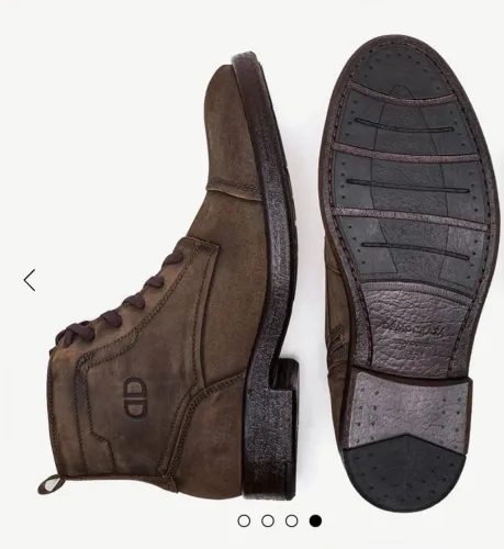 Bota de couro dust