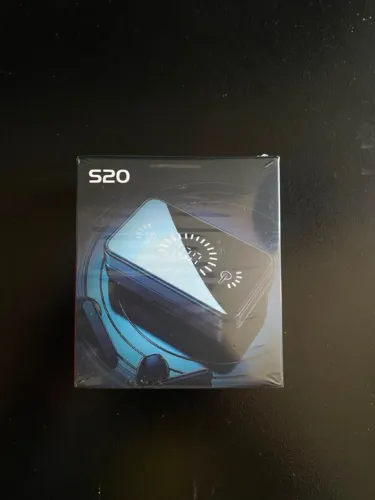 S20 Fones De Ouvido Preto Intra-Auricular Sem Fio Bluetooth