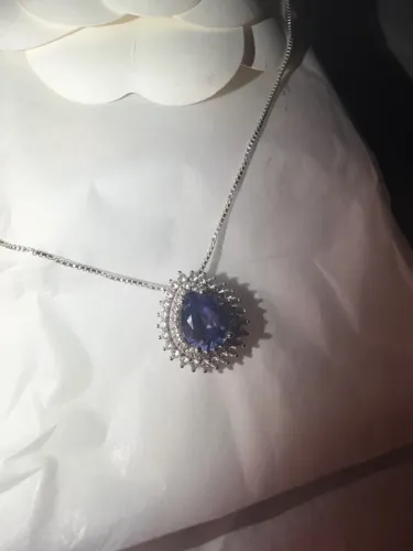 Conjunto semi joia banho ouro puro luxo