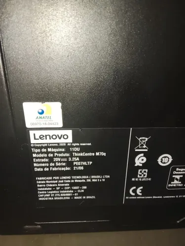 CPU trinkcentre lenovo i5 8 de ram 233 ssd