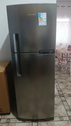 Geladeira BRASTEMP 375L inox