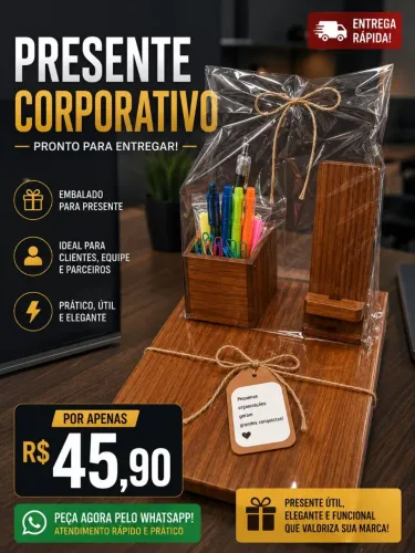 Kit organização corporativo office