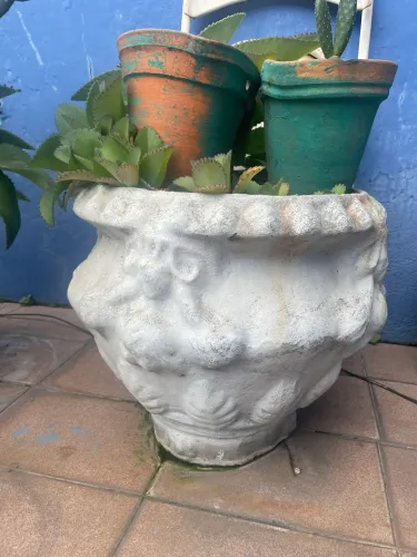 Vaso de planta cerâmica